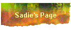 Sadie's Page